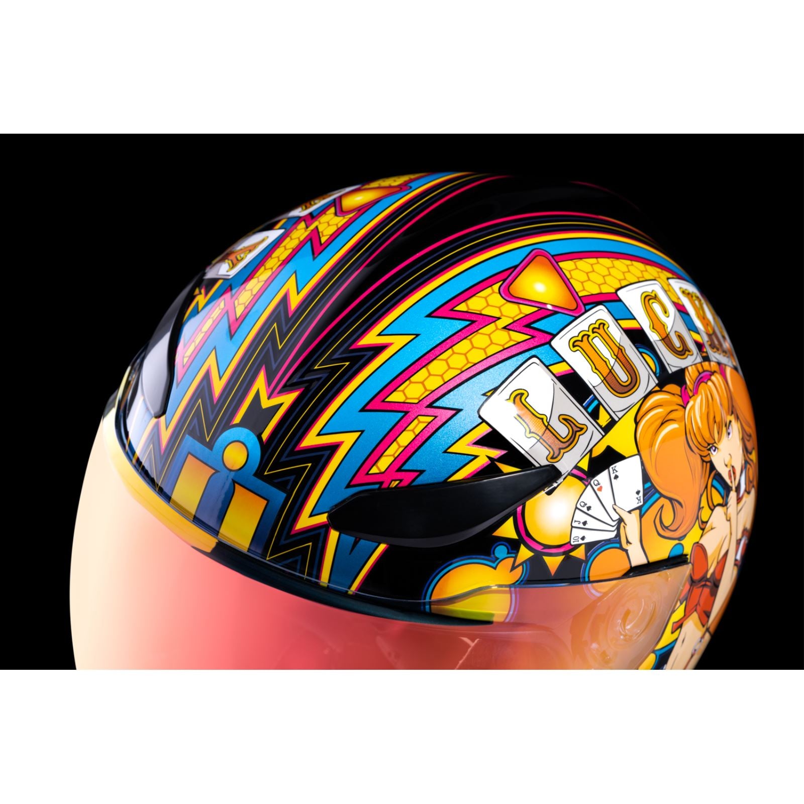 ICON Domain™ Helmet - Lucky Lid 4 - Red - 2XL [MPN: 0101-14956]_1139710
