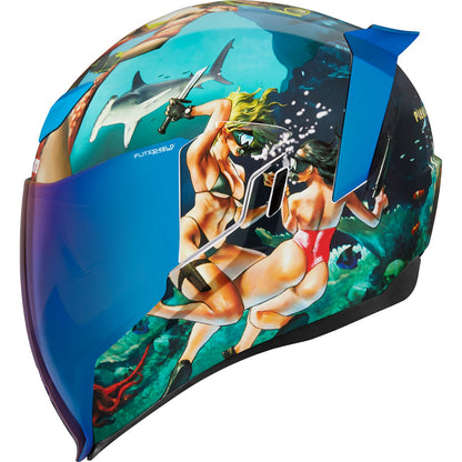 Icon Airflite™ Helmet - Pleasuredome4 - Blue_1139913
