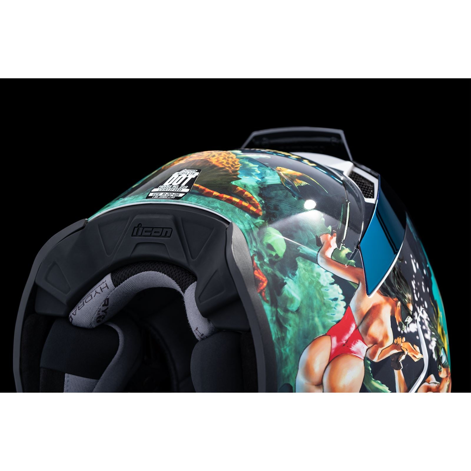 Icon Airflite™ Helmet - Pleasuredome4 - Blue_1139917