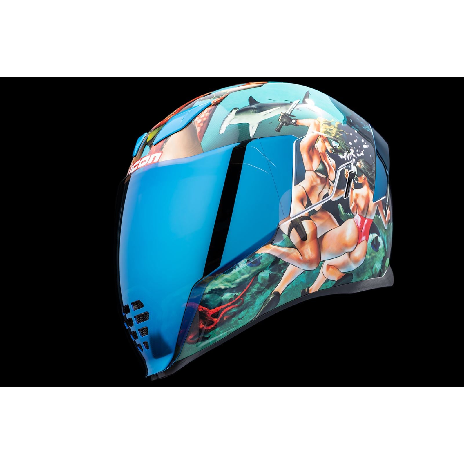 Icon Airflite™ Helmet - Pleasuredome4 - Blue_1139918