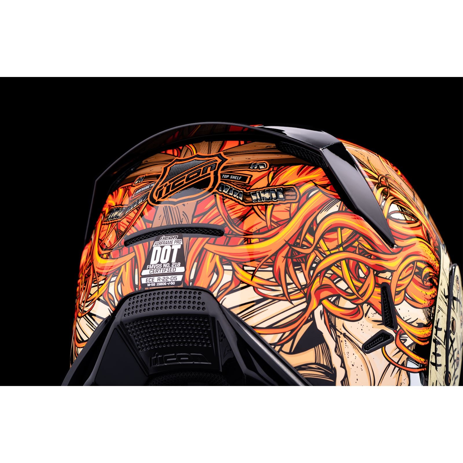 Icon Airframe Pro™ Helmet - Topshelf - Red_1140253