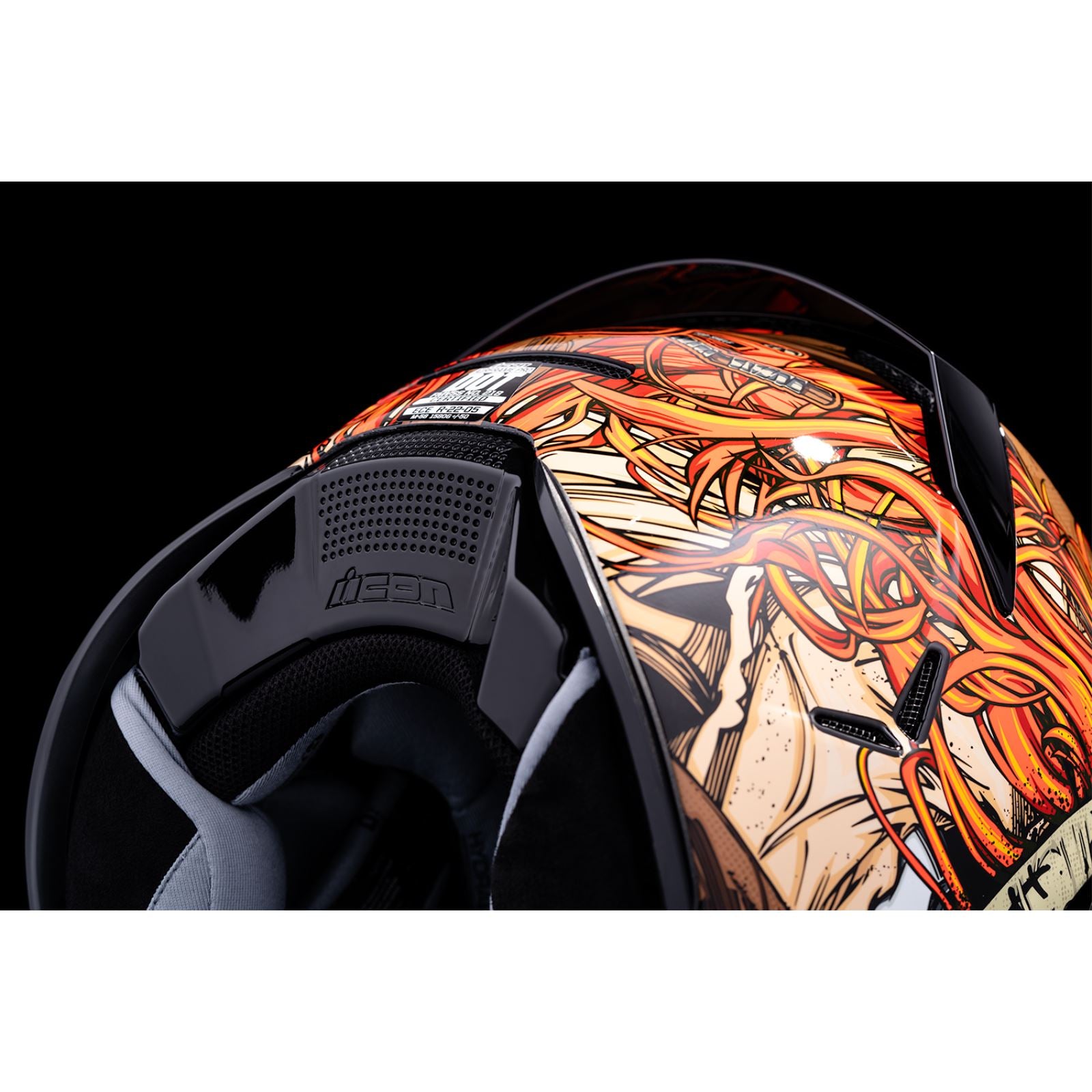 Icon Airframe Pro™ Helmet - Topshelf - Red_1140254