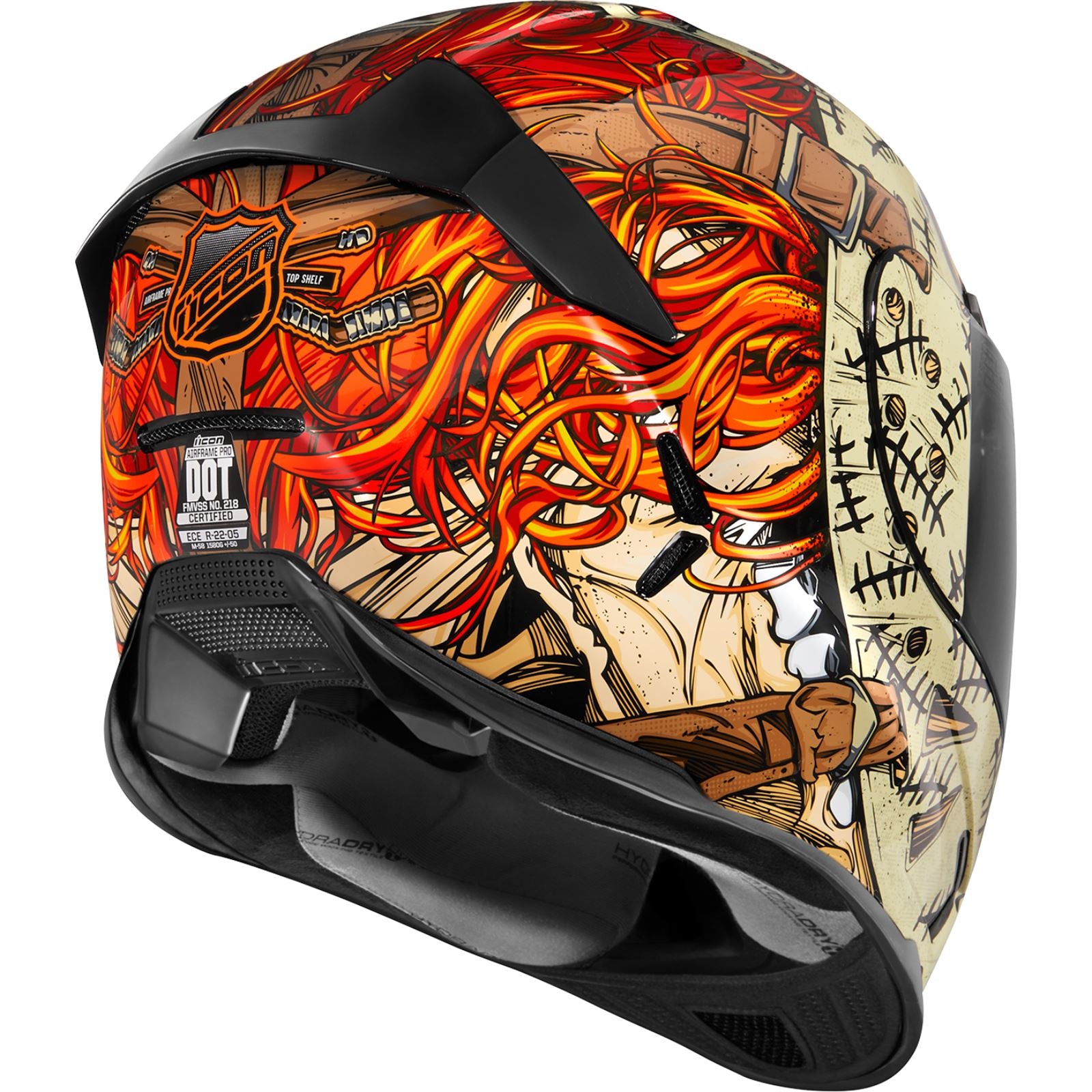 Icon Airframe Pro™ Helmet - Topshelf - Red_1140257