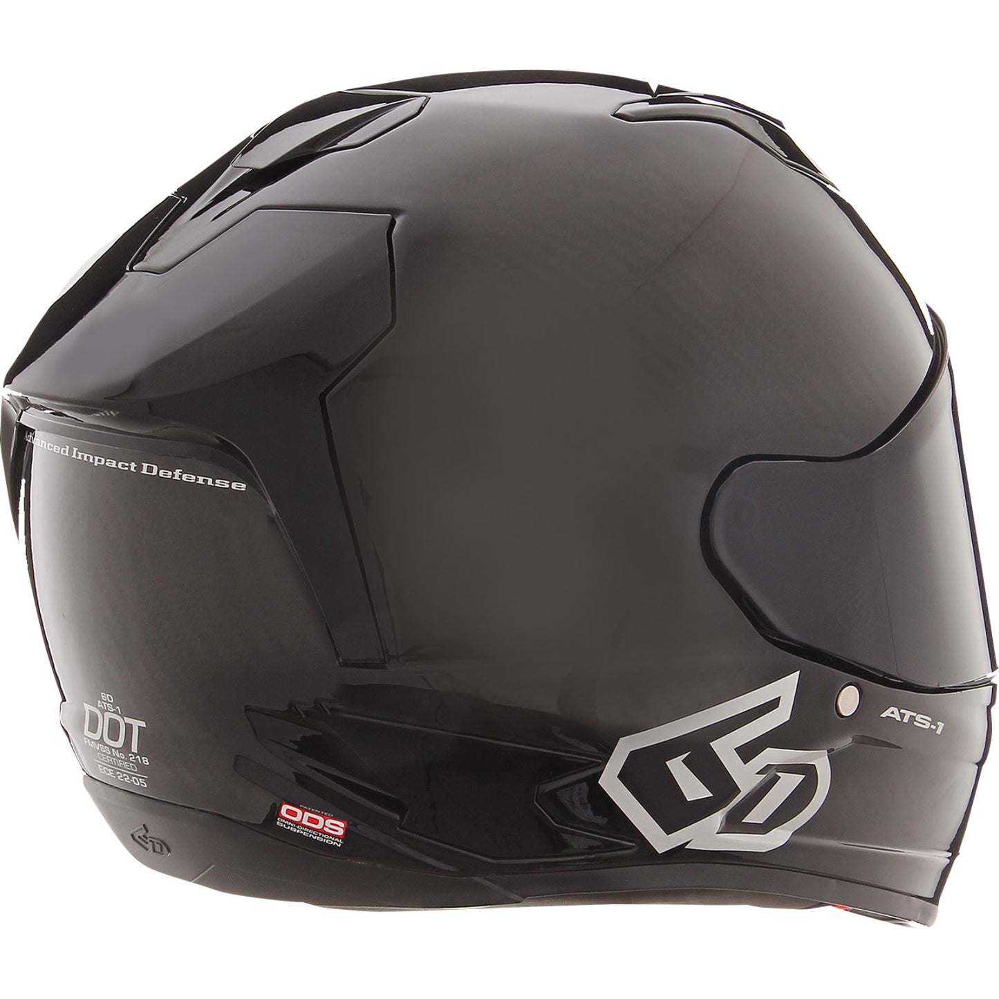 6D Helmets ATS-1R Helmet - Gloss Black_1140632