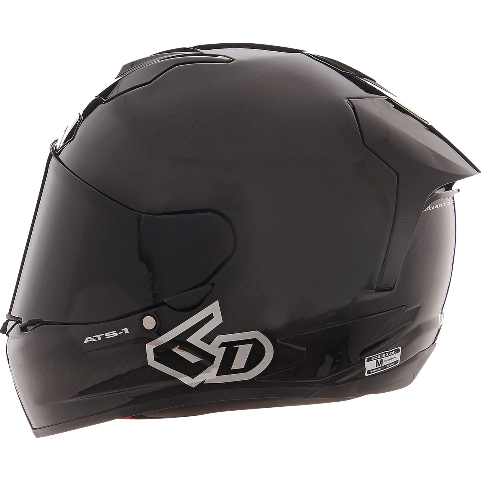 6D Helmets ATS-1R Helmet - Gloss Black_1140634