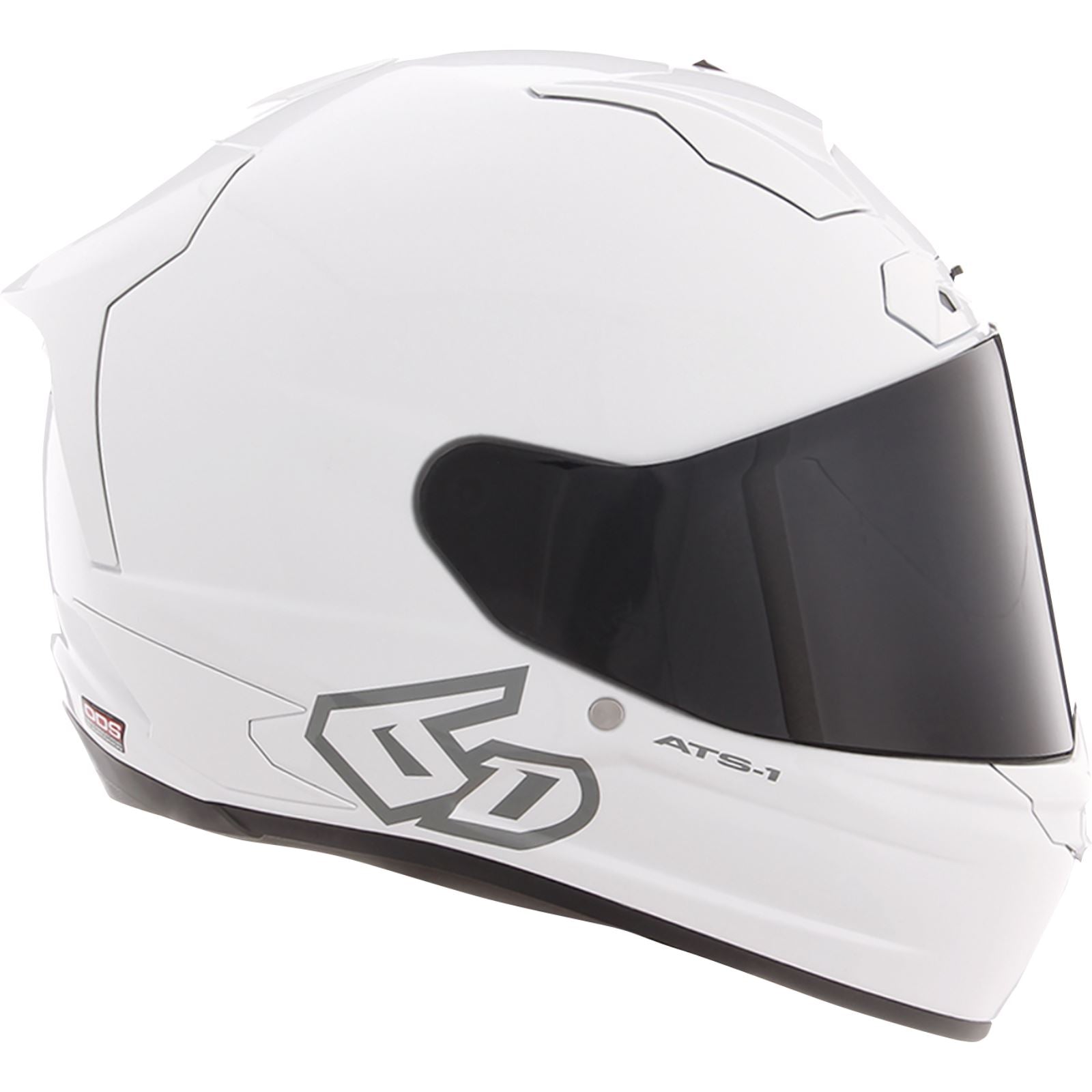 6D Helmets ATS-1R Helmet - Gloss White_1140618