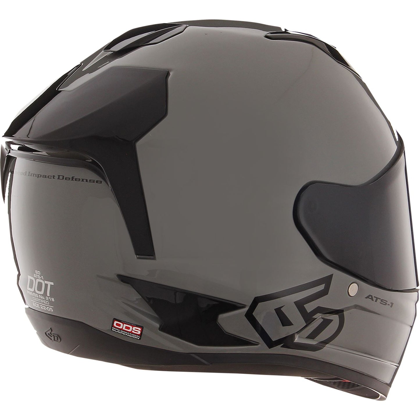 6D Helmets ATS-1R Helmet - Gloss Gray_1140676