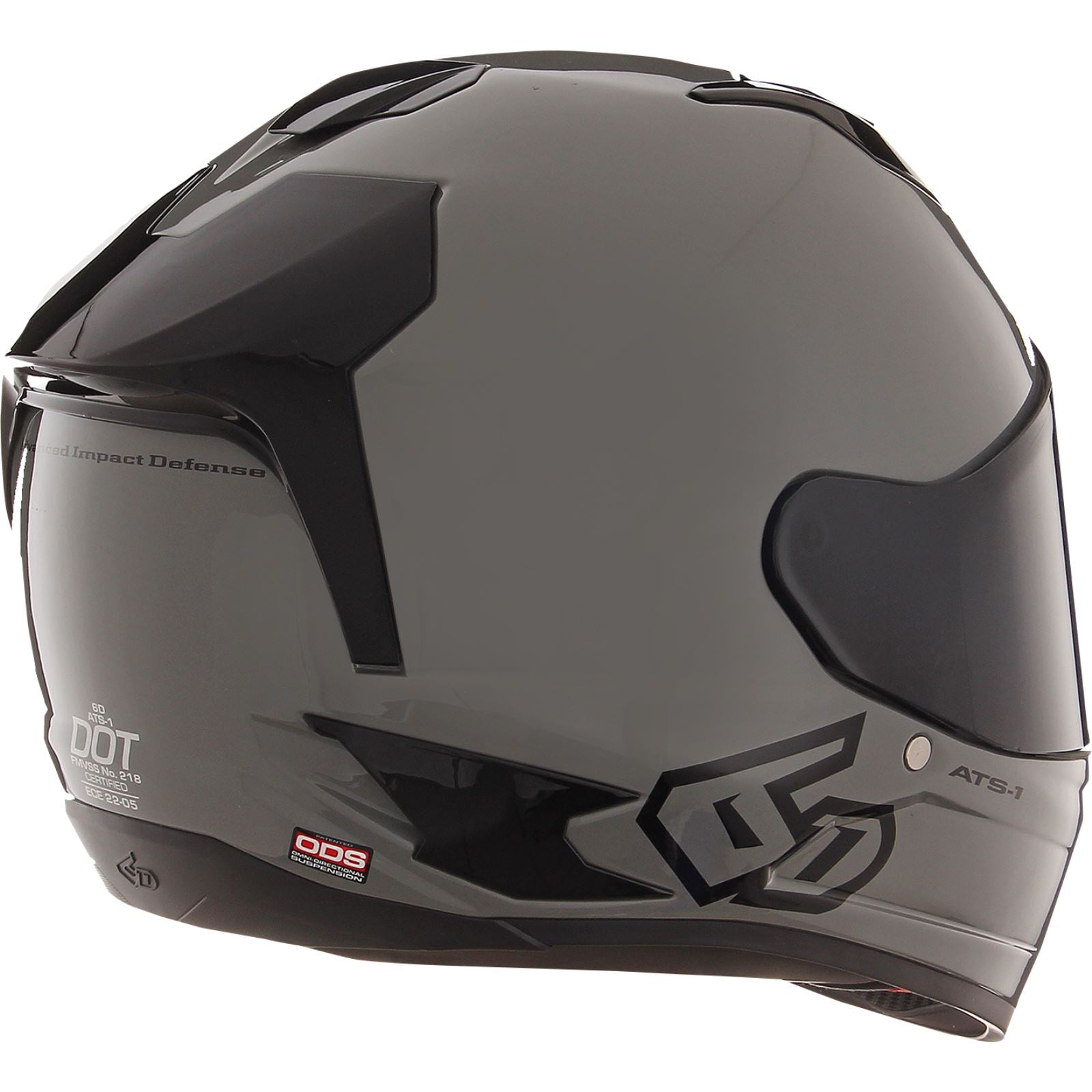 6D Helmets ATS-1R Helmet - Gloss Gray_1140676