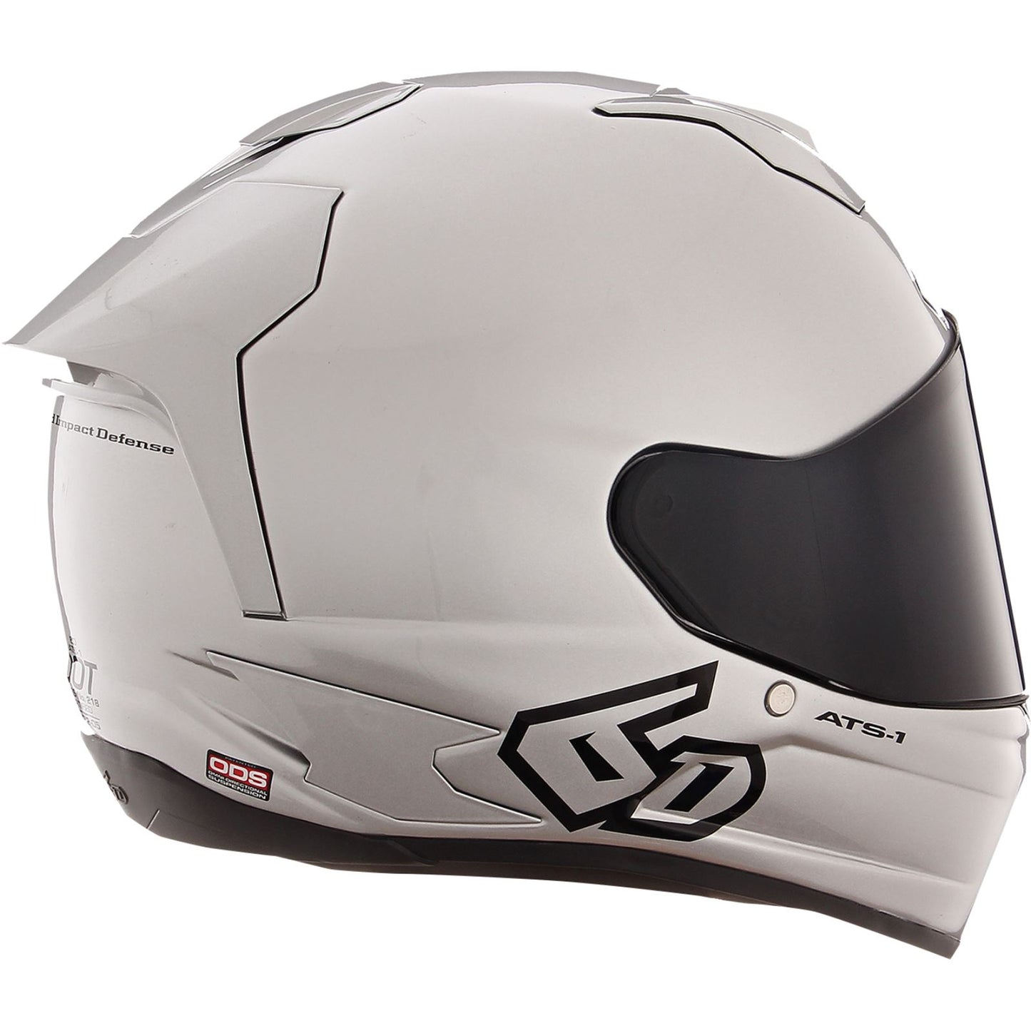 6D Helmets ATS-1R Helmet - Gloss Silver _1140708