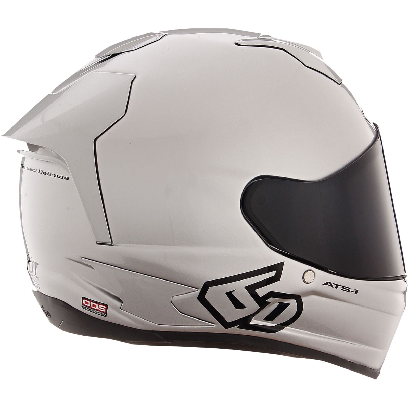 6D Helmets ATS-1R Helmet - Gloss Silver _1140708