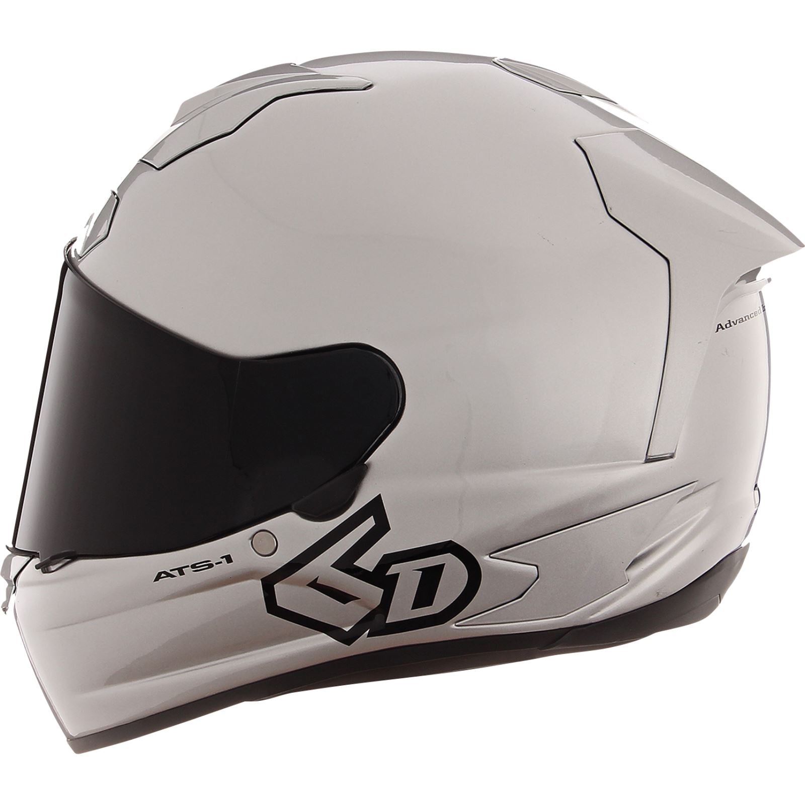 6D Helmets ATS-1R Helmet - Gloss Silver _1140714