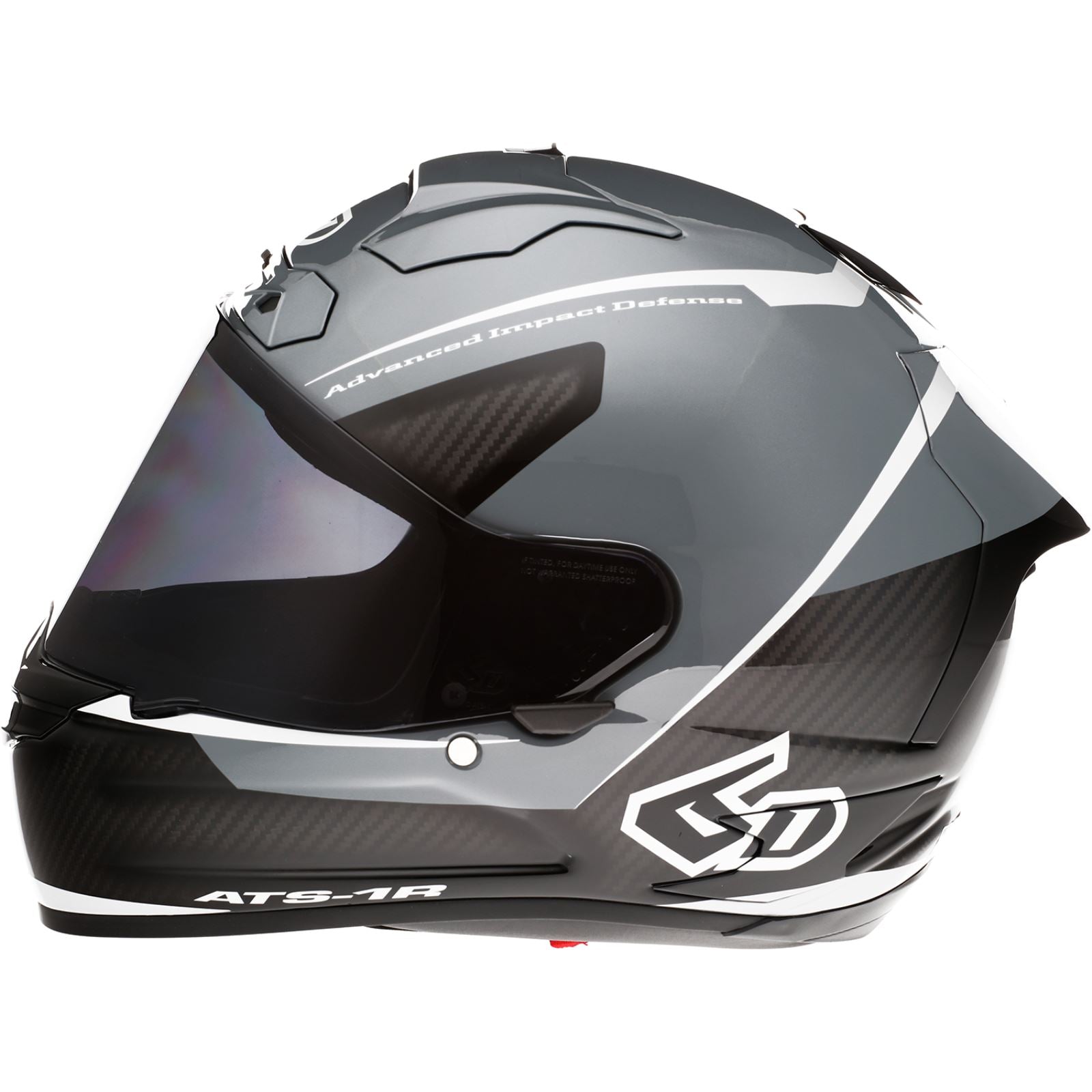 6D Helmets ATS-1R Helmet - Alpha - Silver_1140770