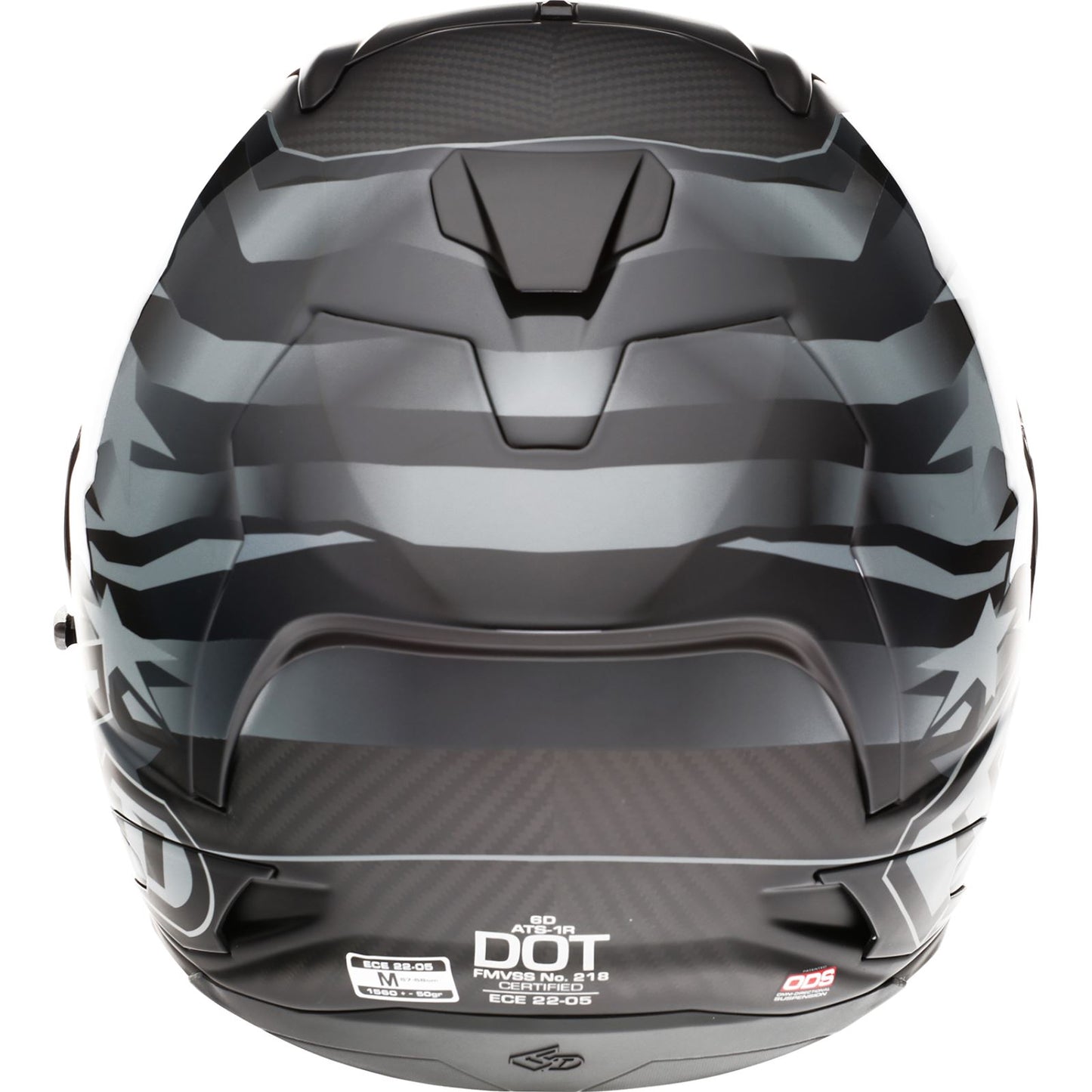 6D Helmets ATS-1R Helmet - Patriot - Black_1140843