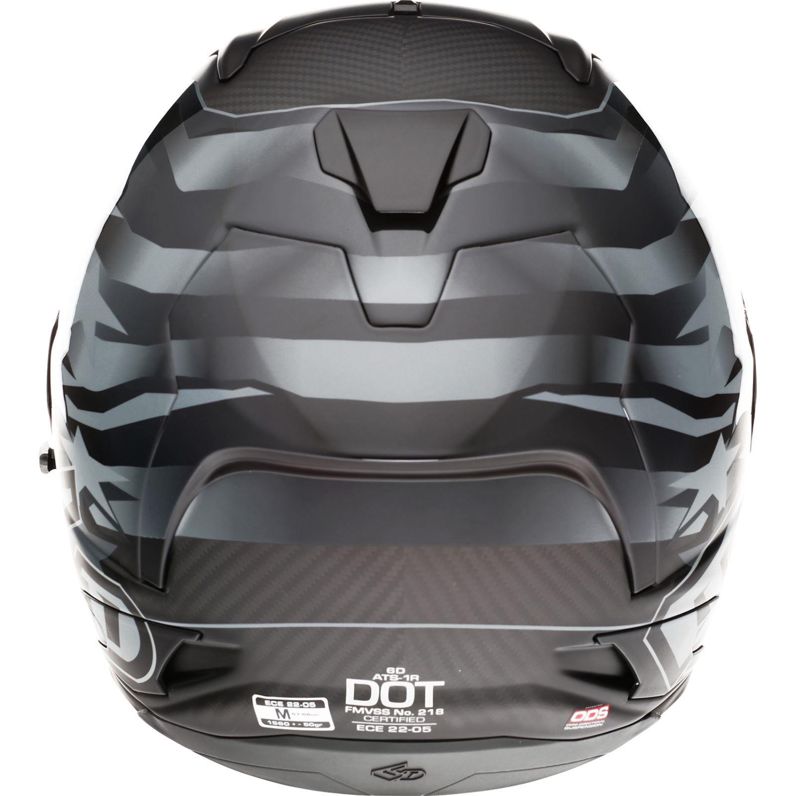6D Helmets ATS-1R Helmet - Patriot - Black_1140843