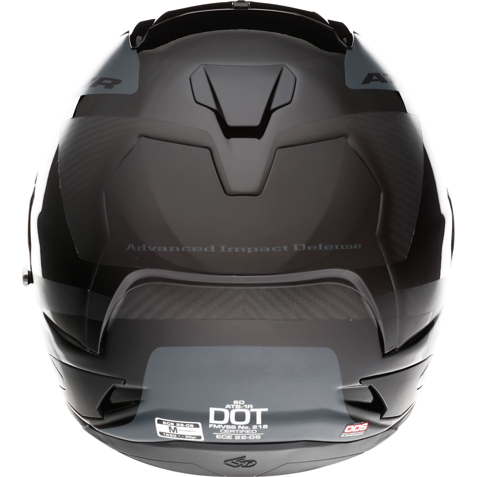 6D Helmets ATS-1R Helmet - Wyman - Black/Gray_1140893