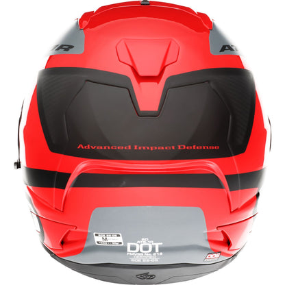 6D Helmets ATS-1R Helmet - Wyman - Red/Gray_1140864