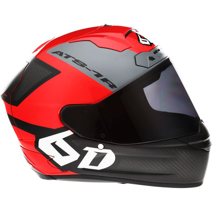 6D Helmets ATS-1R Helmet - Wyman - Red/Gray_1140865