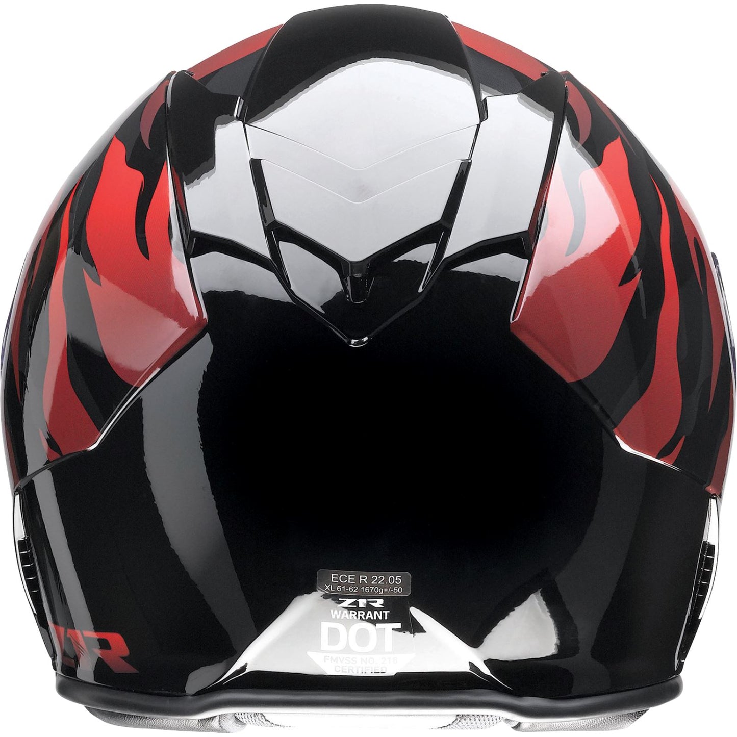 Z1R Warrant Helmet - Panthera - Black/Red_1140943