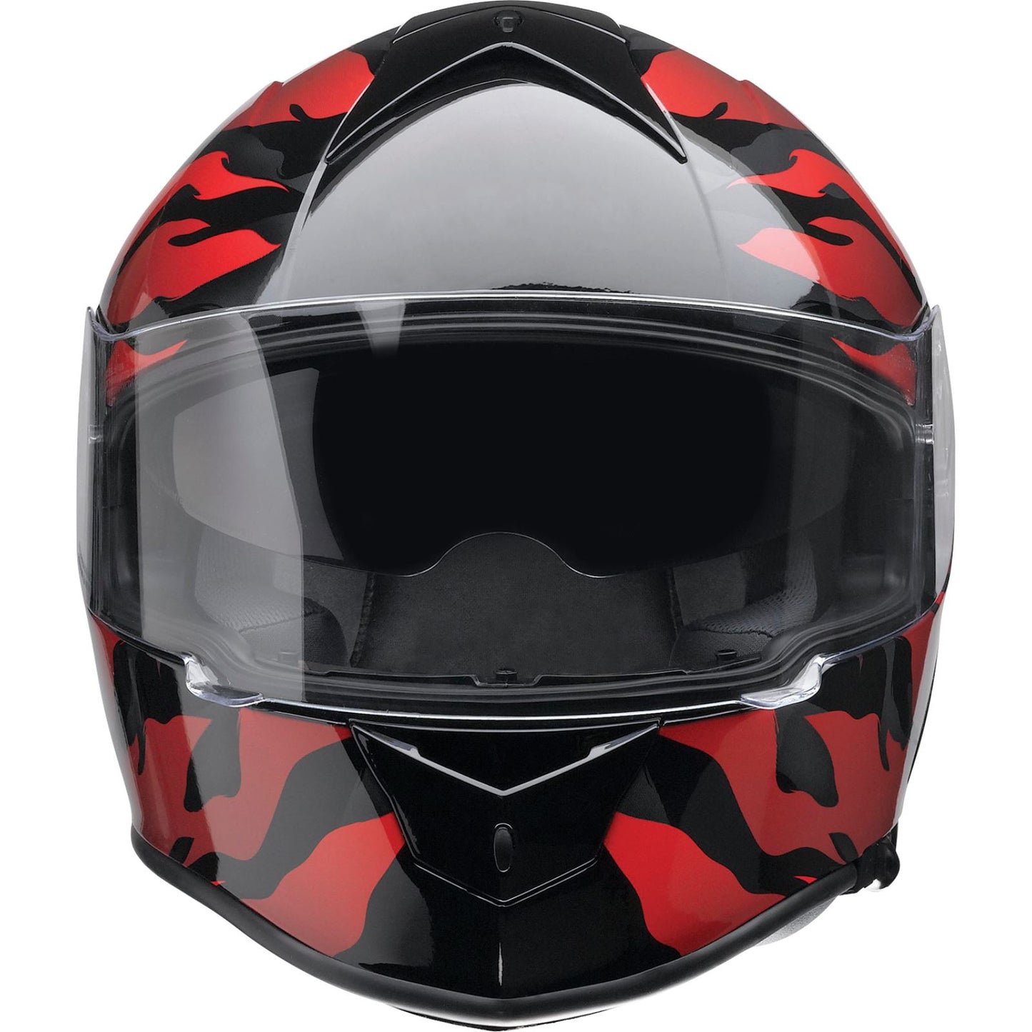 Z1R Warrant Helmet - Panthera - Black/Red_1140924
