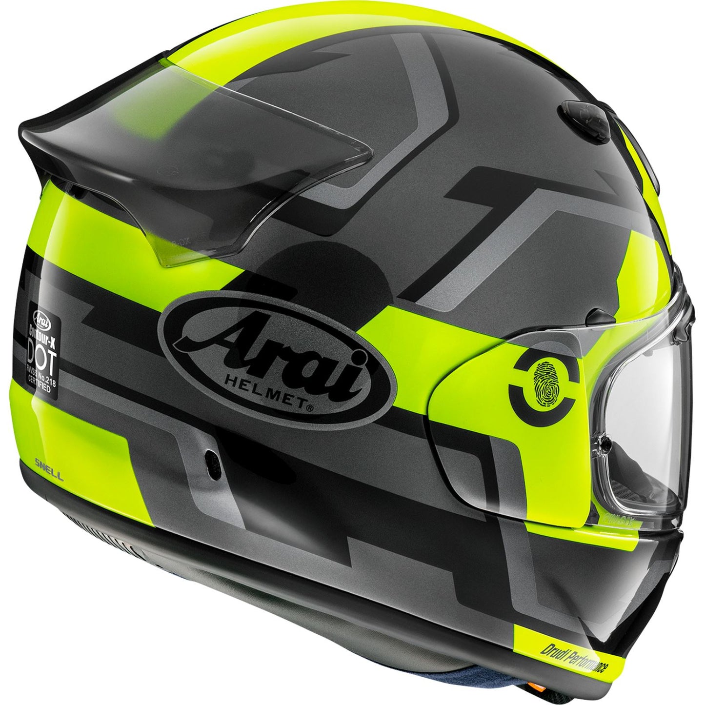 Arai Contour-X Helmet - Face - Fluorescent Yellow_1141186