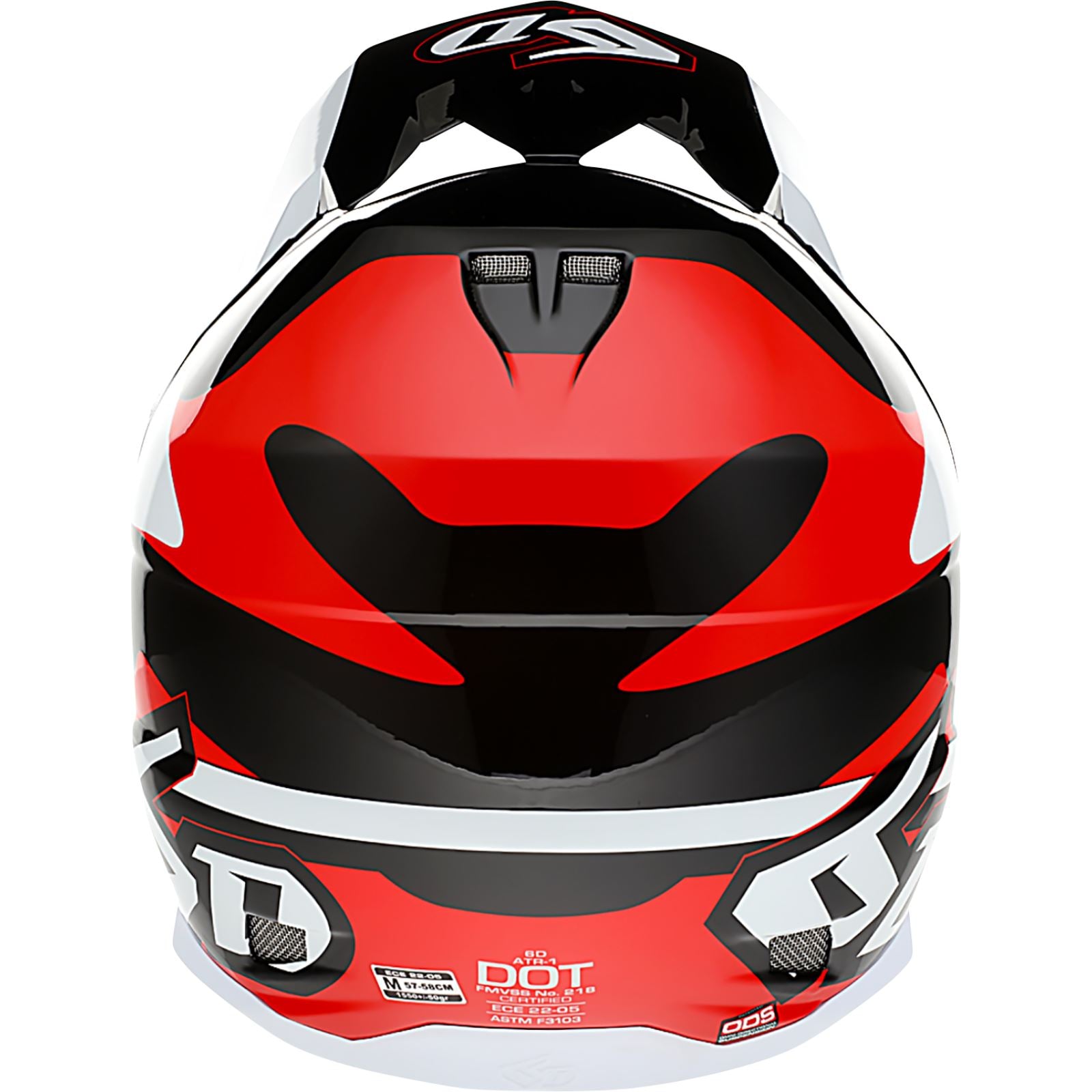 6D Helmets ATR-1 Helmet - Apex - Red_1141380