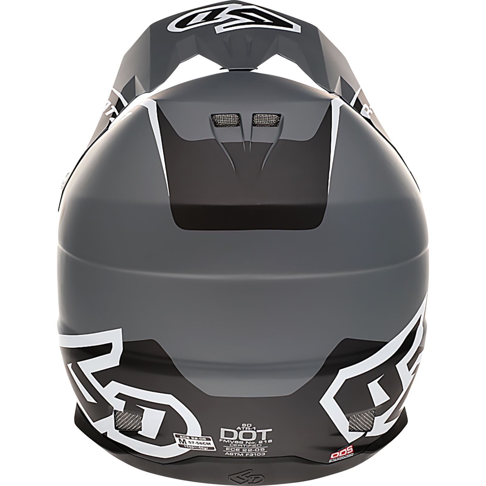 6D Helmets ATR-1 Helmet - Stealth - White_1141358