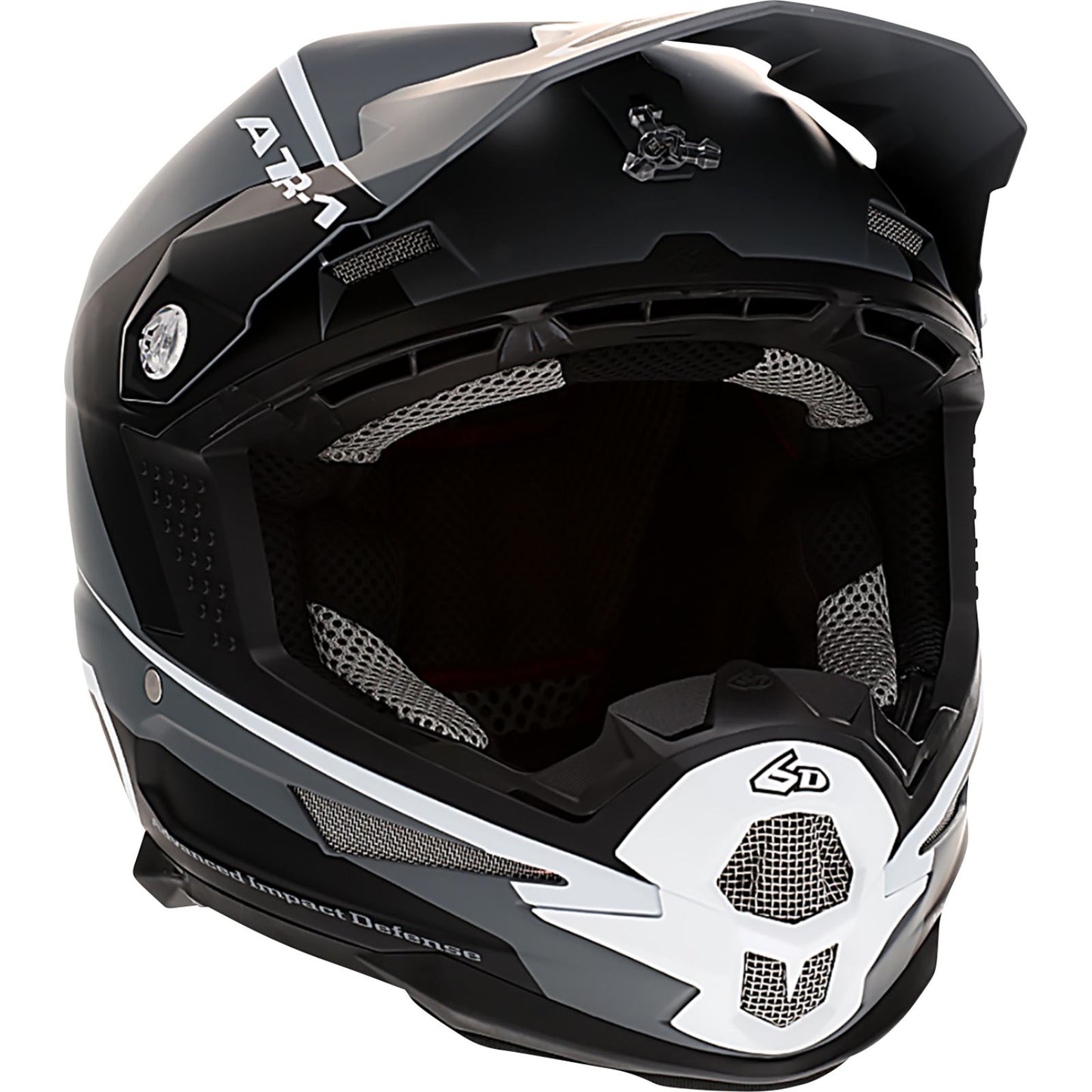 6D Helmets ATR-1 Helmet - Stealth - White_1141360