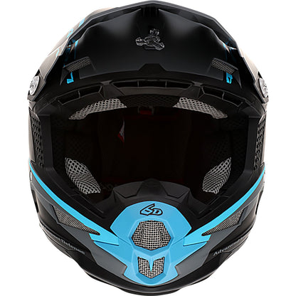 6D Helmets ATR-1 Helmet - Stealth - Cyan_1141439