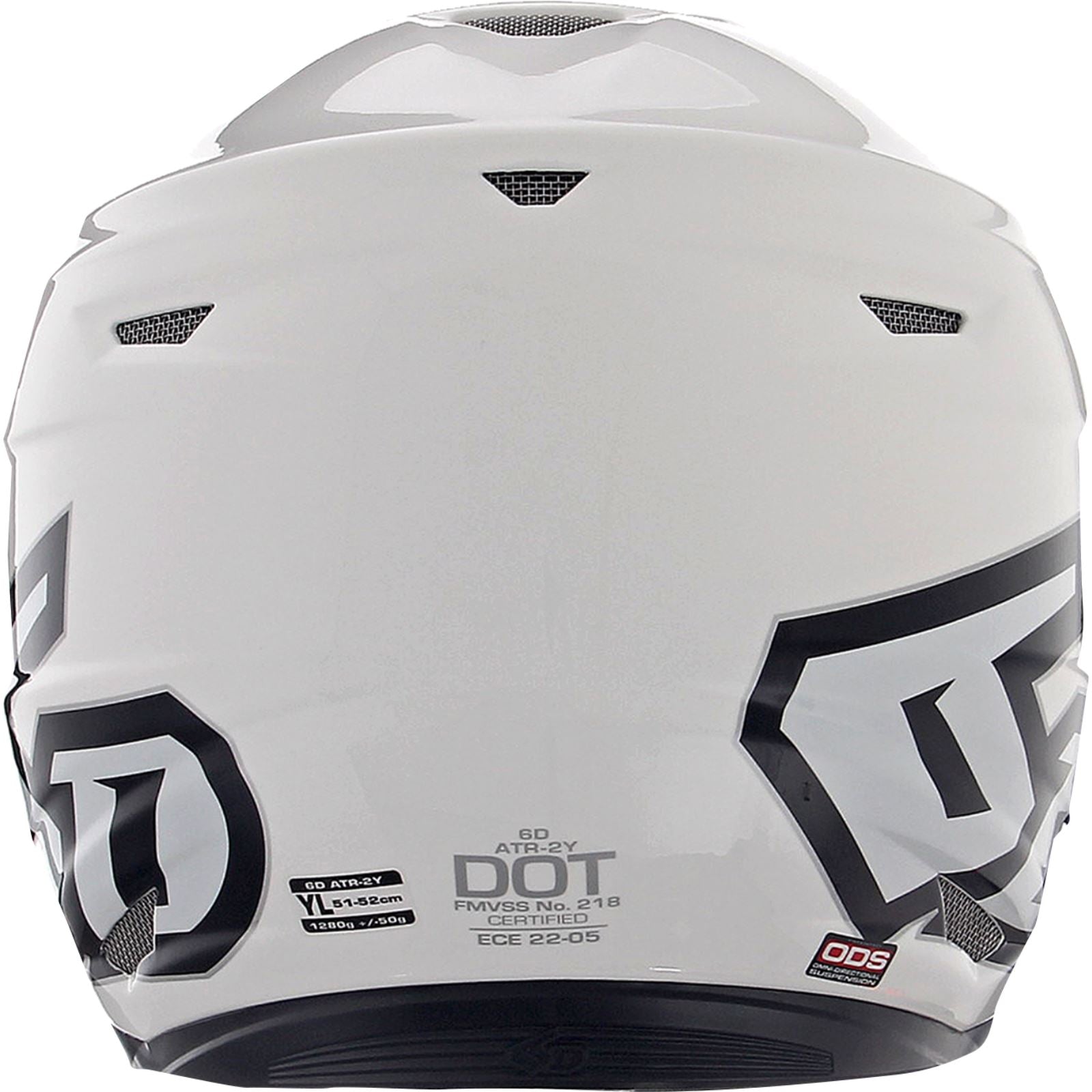 6D Helmets ATR-2 Helmet - Gloss White - 2XL [MPN: 12-0529]_1143907