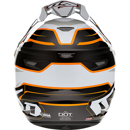 6D Helmets ATR-2 Helmet - Phase - White Orange_1141611