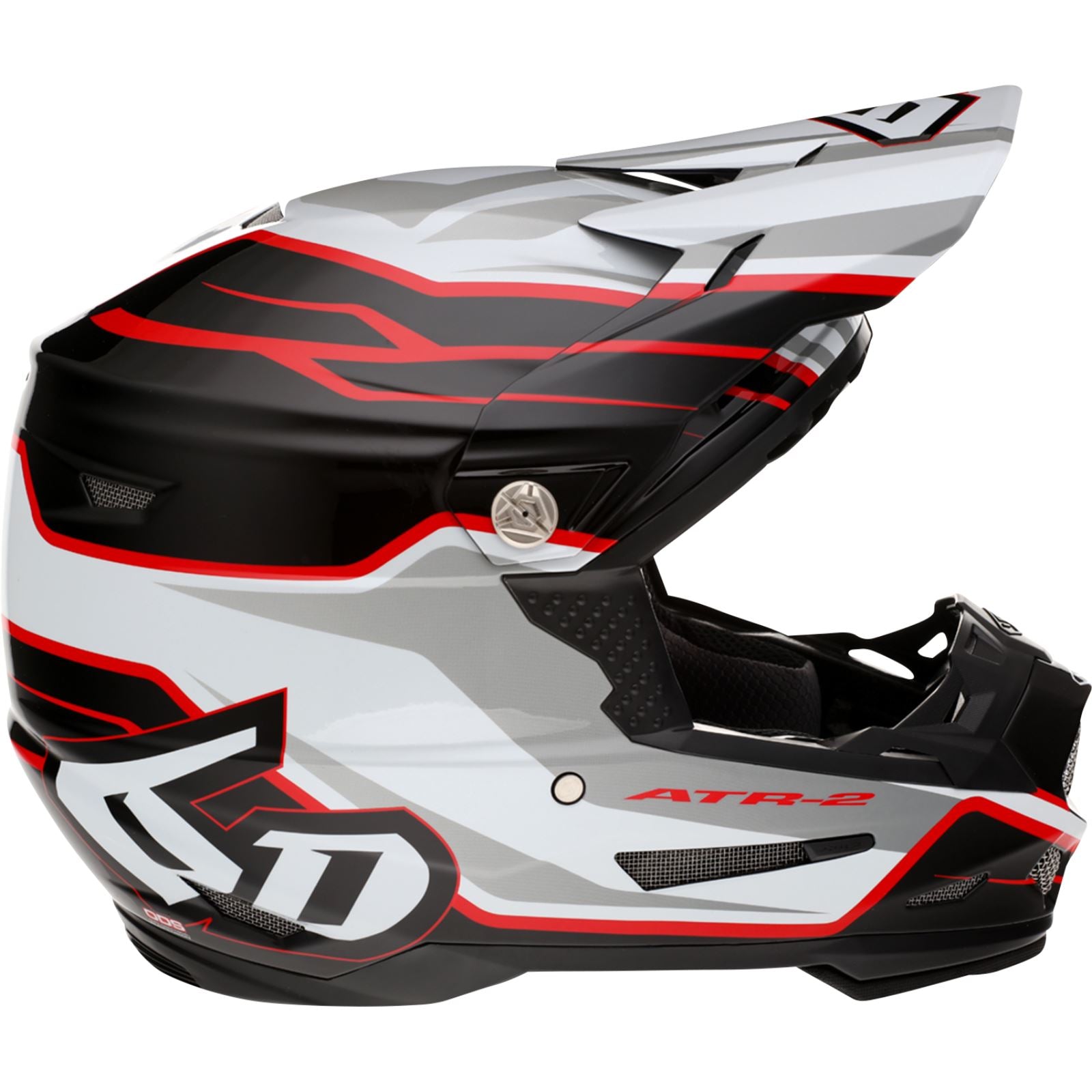 6D Helmets ATR-2 Helmet - Phase - White Red_1141686