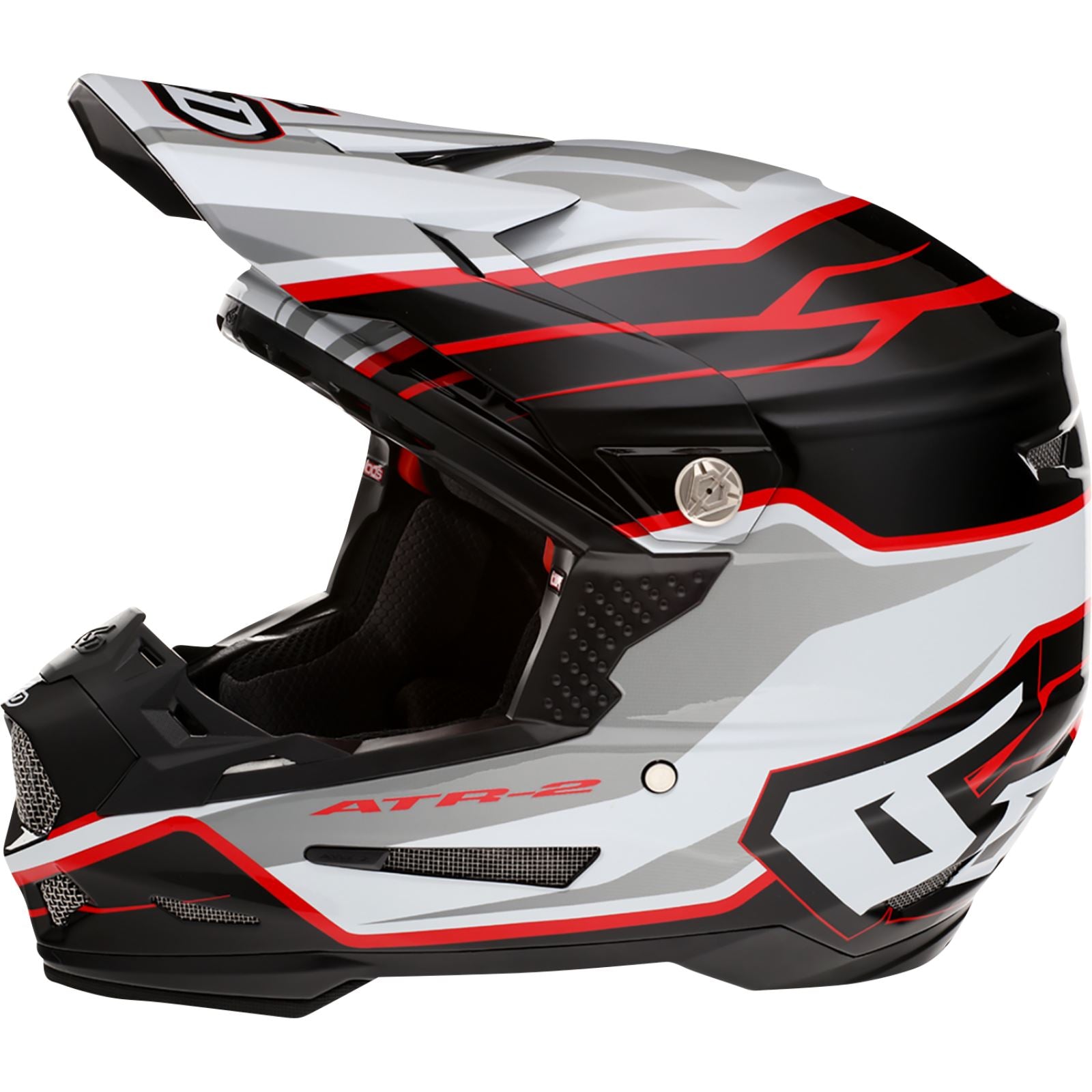 6D Helmets ATR-2 Helmet - Phase - White Red_1141687