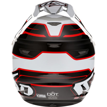6D Helmets ATR-2 Helmet - Phase - White Red_1141688