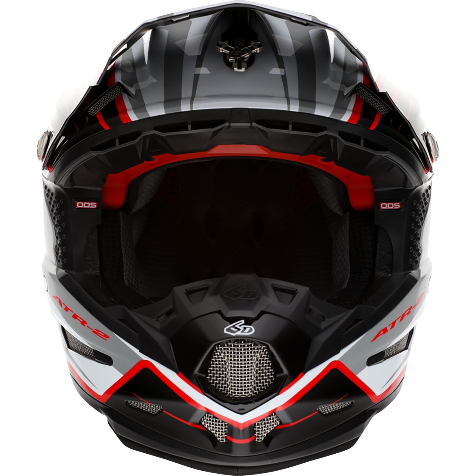 6D Helmets ATR-2 Helmet - Phase - White Red_1141689