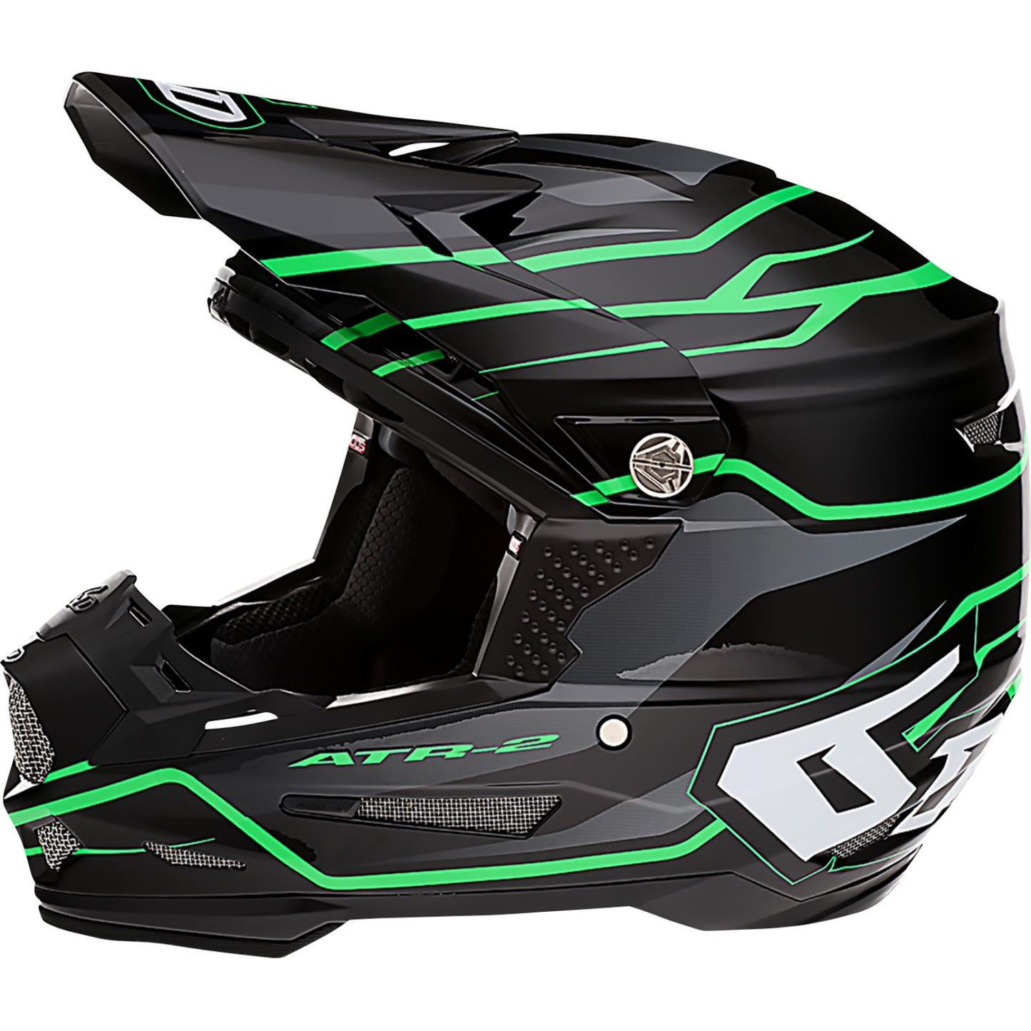 6D Helmets ATR-2 Helmet - Phase - Black Green_1141670