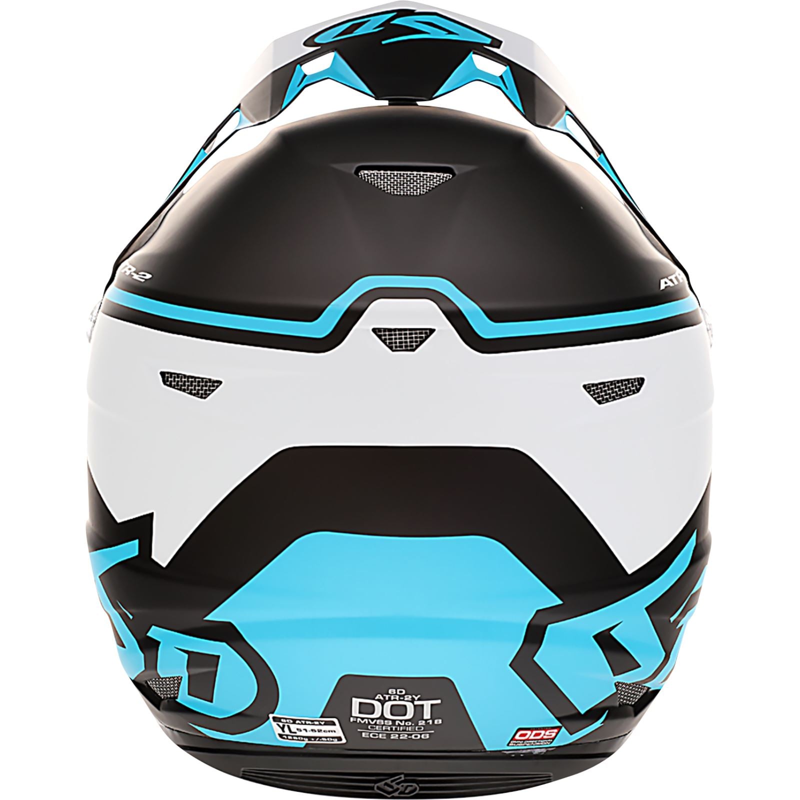 6D Helmets ATR-2Y Helmet - Drive - Cyan_1141856