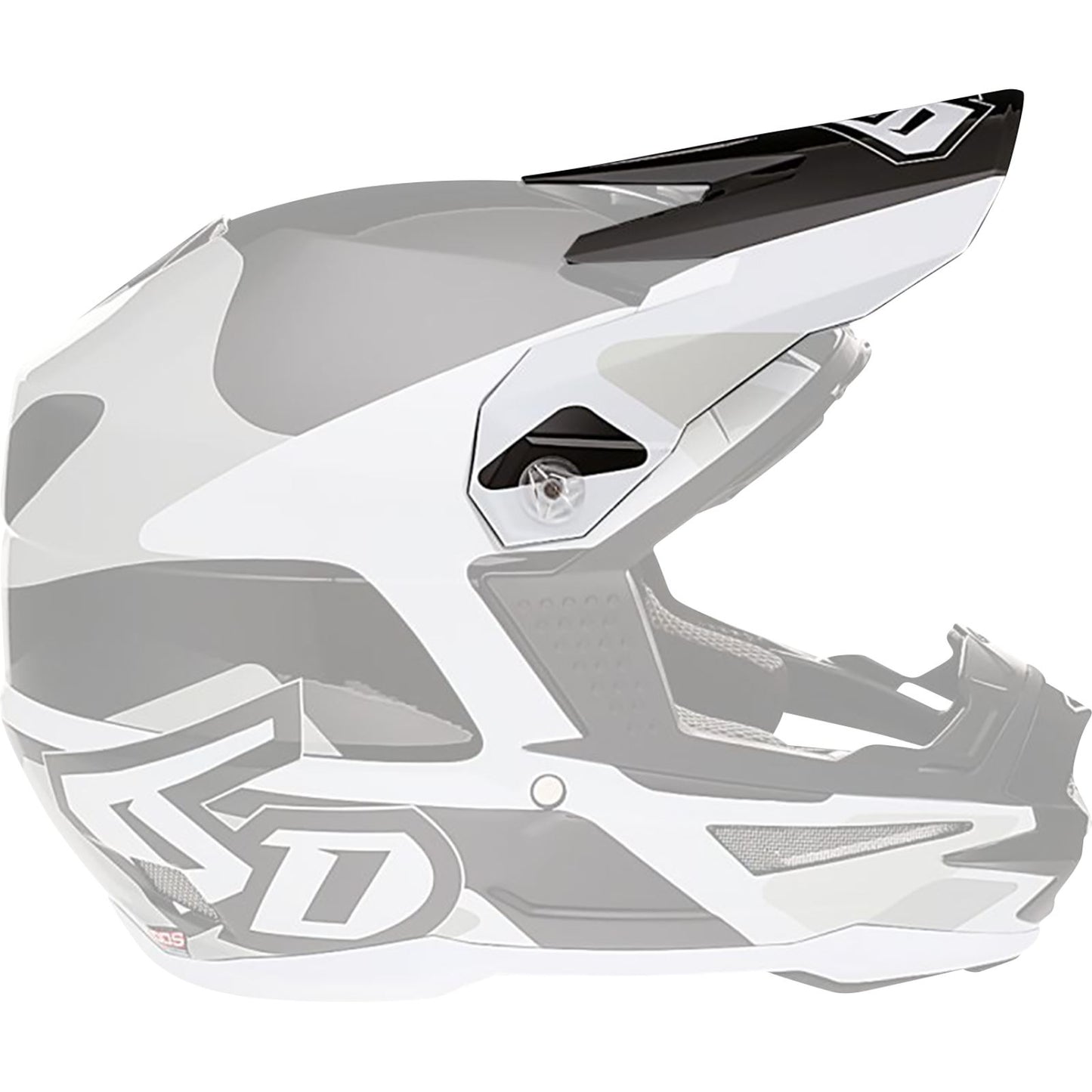 6D Helmets ATR-1 Visor - White [MPN: 72-3729]_1141952