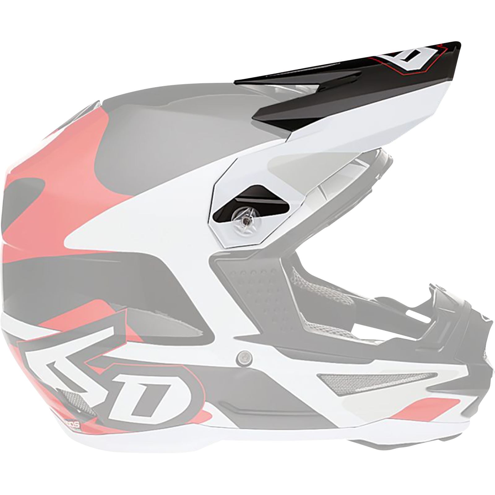 6D Helmets ATR-1 Visor - Apex - Red [MPN: 72-3730]_1141953