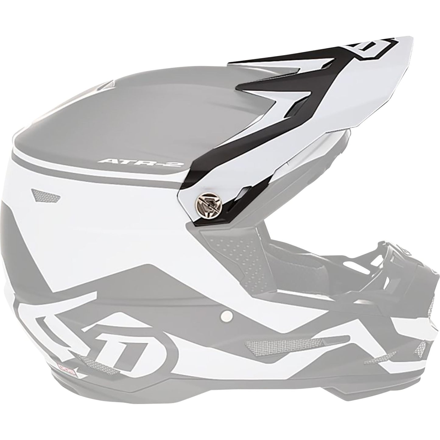 6D Helmets ATR-2 Visor - Drive - White [MPN: 72-6095]_1141958