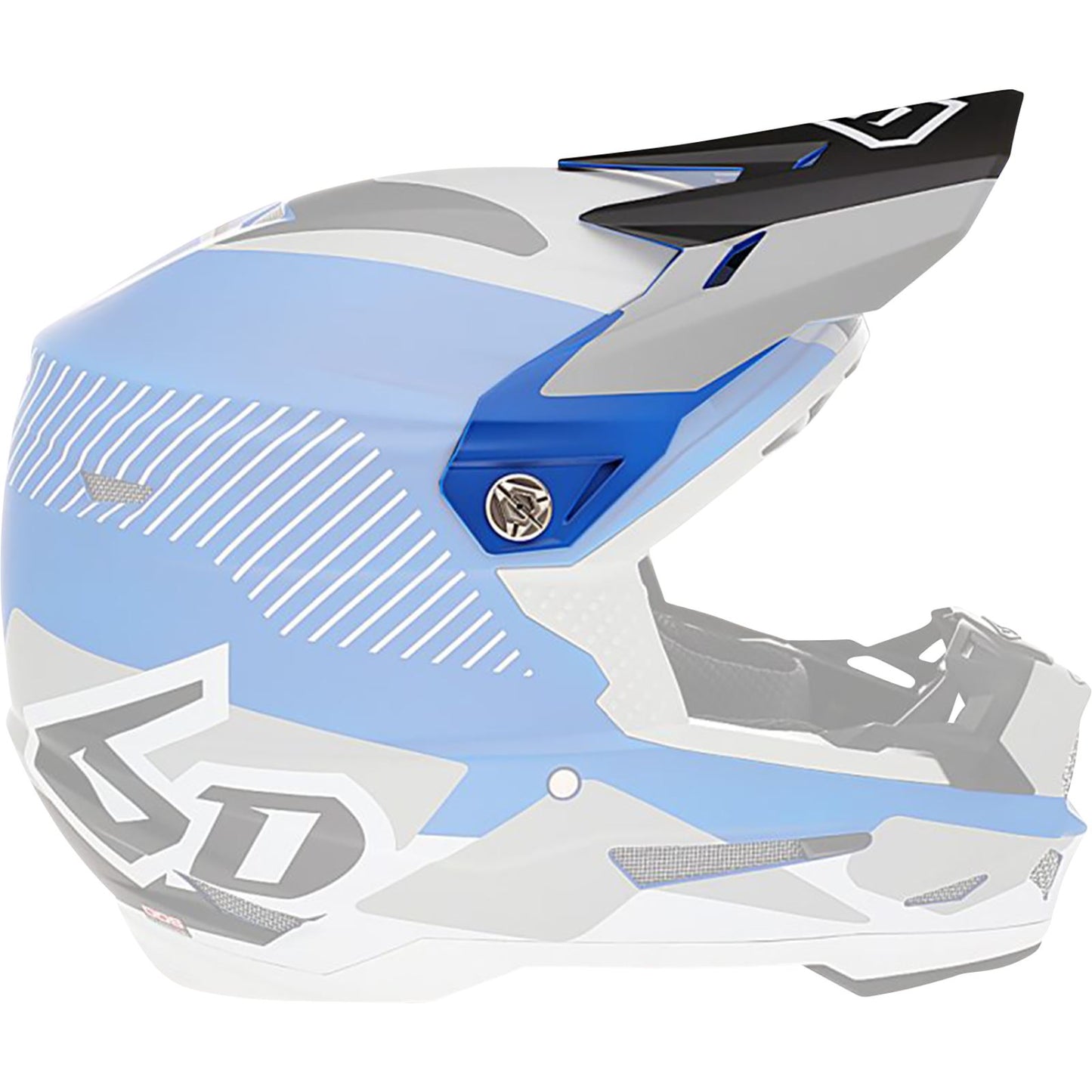 6D Helmets ATR-2 Visor - Drive - Cyan [MPN: 72-6096]_1141959