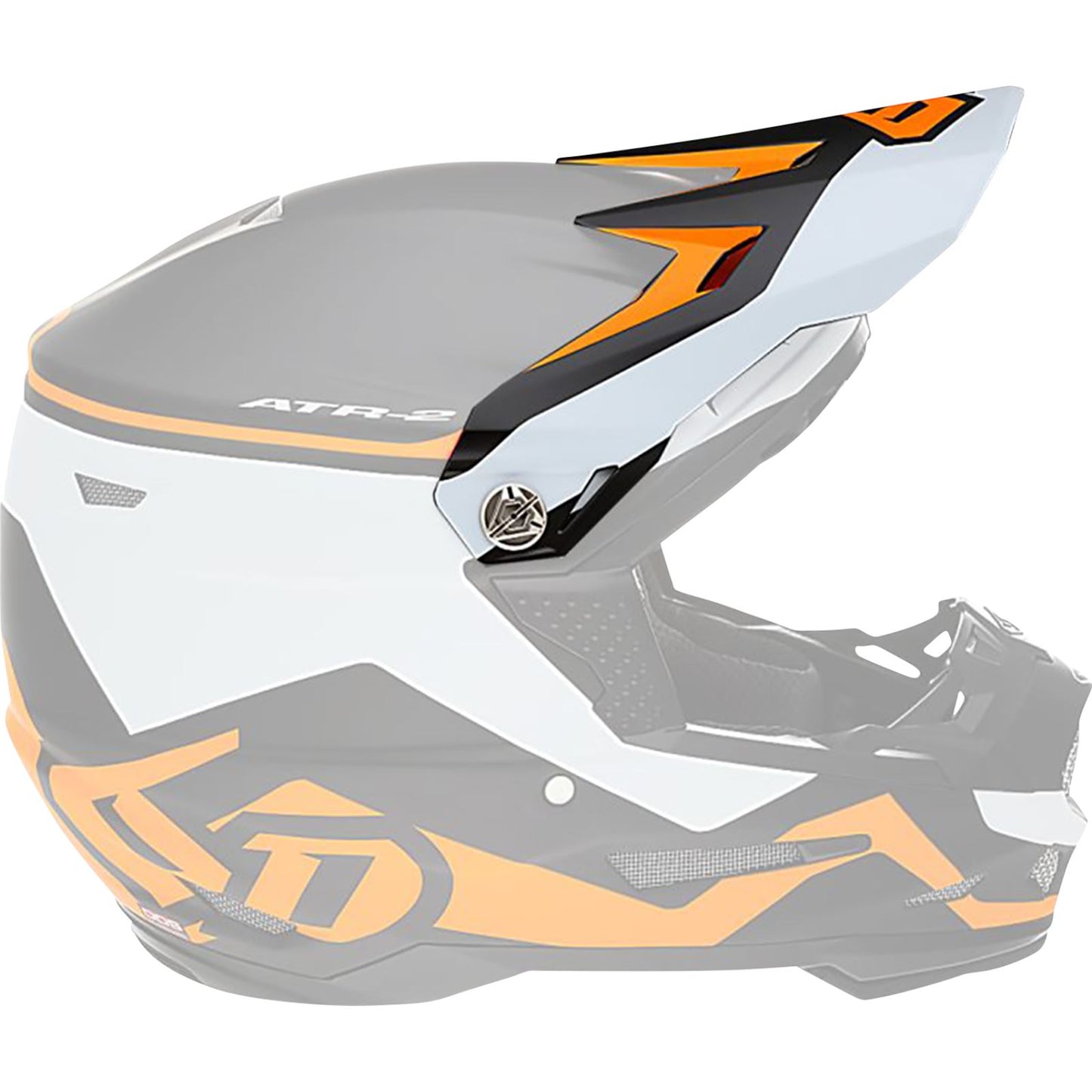 6D Helmets ATR-2 Visor - Drive - Neon Orange [MPN: 72-6098]_1141961