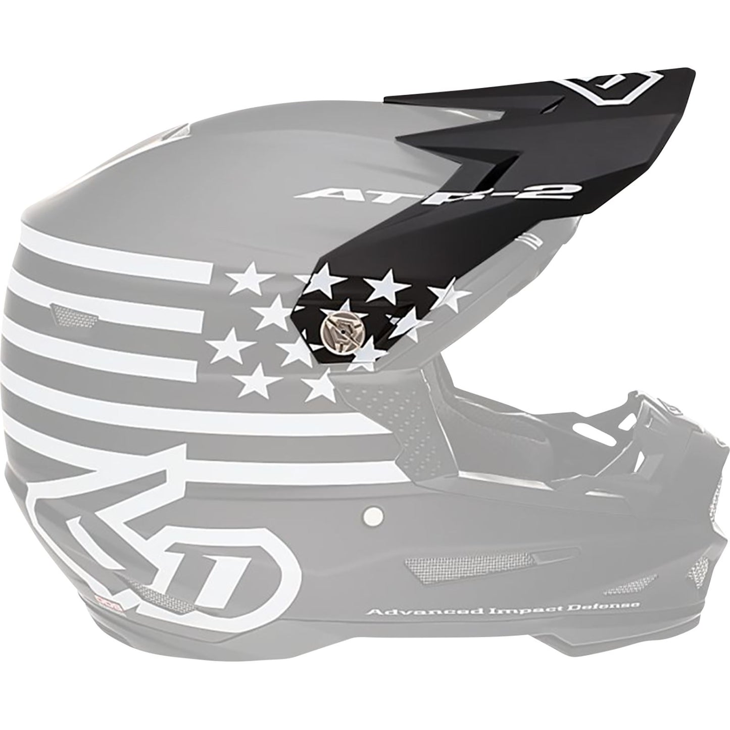 6D Helmets ATR-2 Visor - Tactical - Black [MPN: 72-6107]_1141968