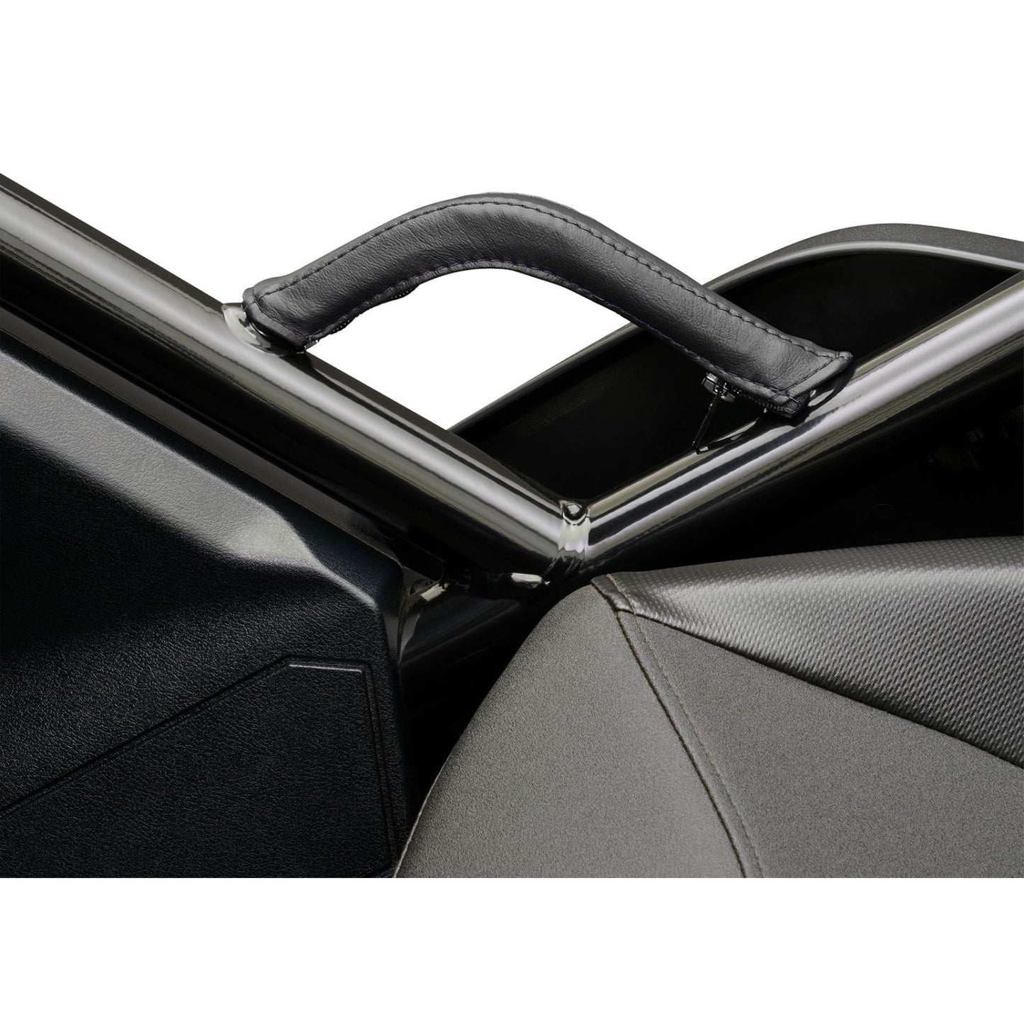 Show Chrome Grab Handle Cover - Black Stitch H44-2BK_1147047