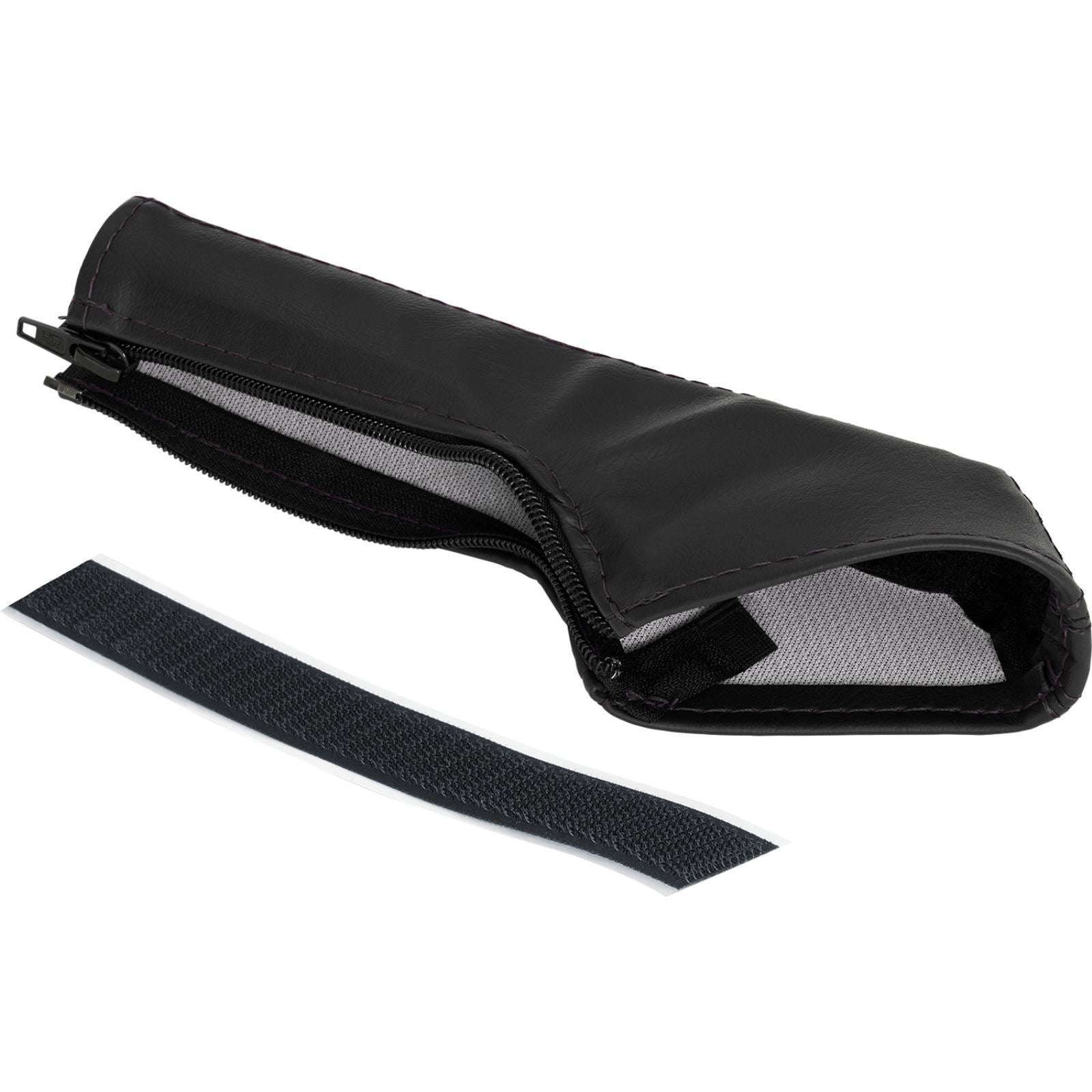 Show Chrome E-Brake Cover - Slingshot - Black Stitch H44-6BK_1147052