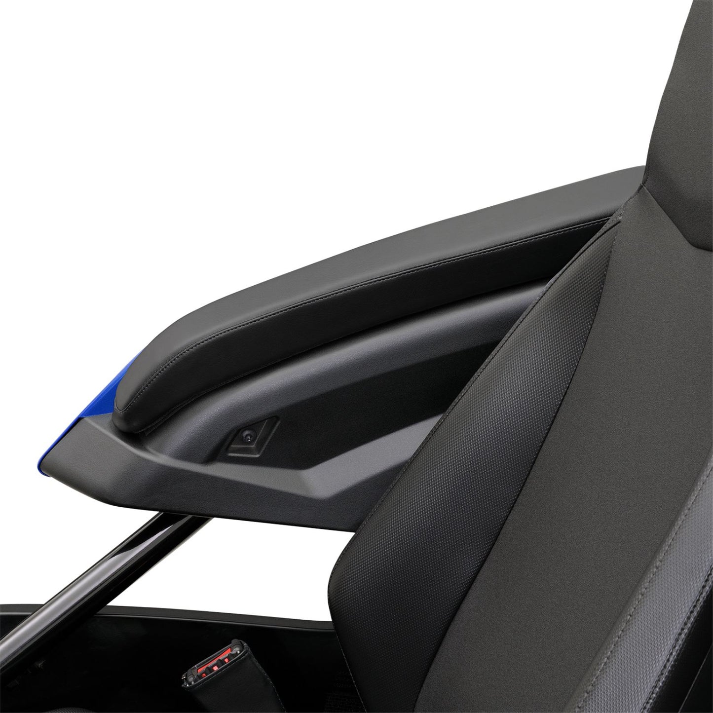 Show Chrome Armrest Pads Black with Black Stitching for Polaris Slingshot [MPN: H44-1BK]_1147062
