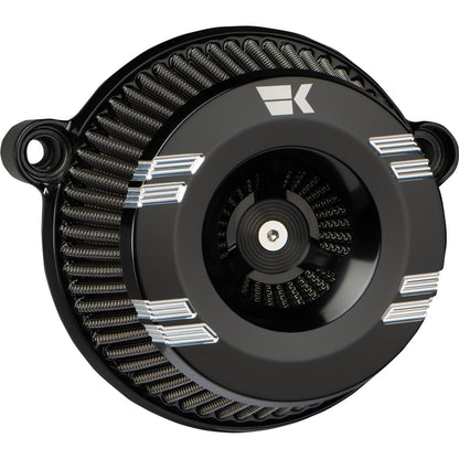 Khrome Werks Instigator Air Cleaner - Klassic  - Black - Twin Cam [MPN: 250200]_1142196