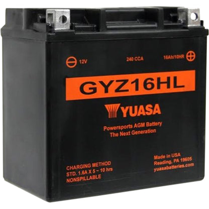 Yuasa Battery GYZ16HL Sealed Factory Activated YUAM716GHL_501384