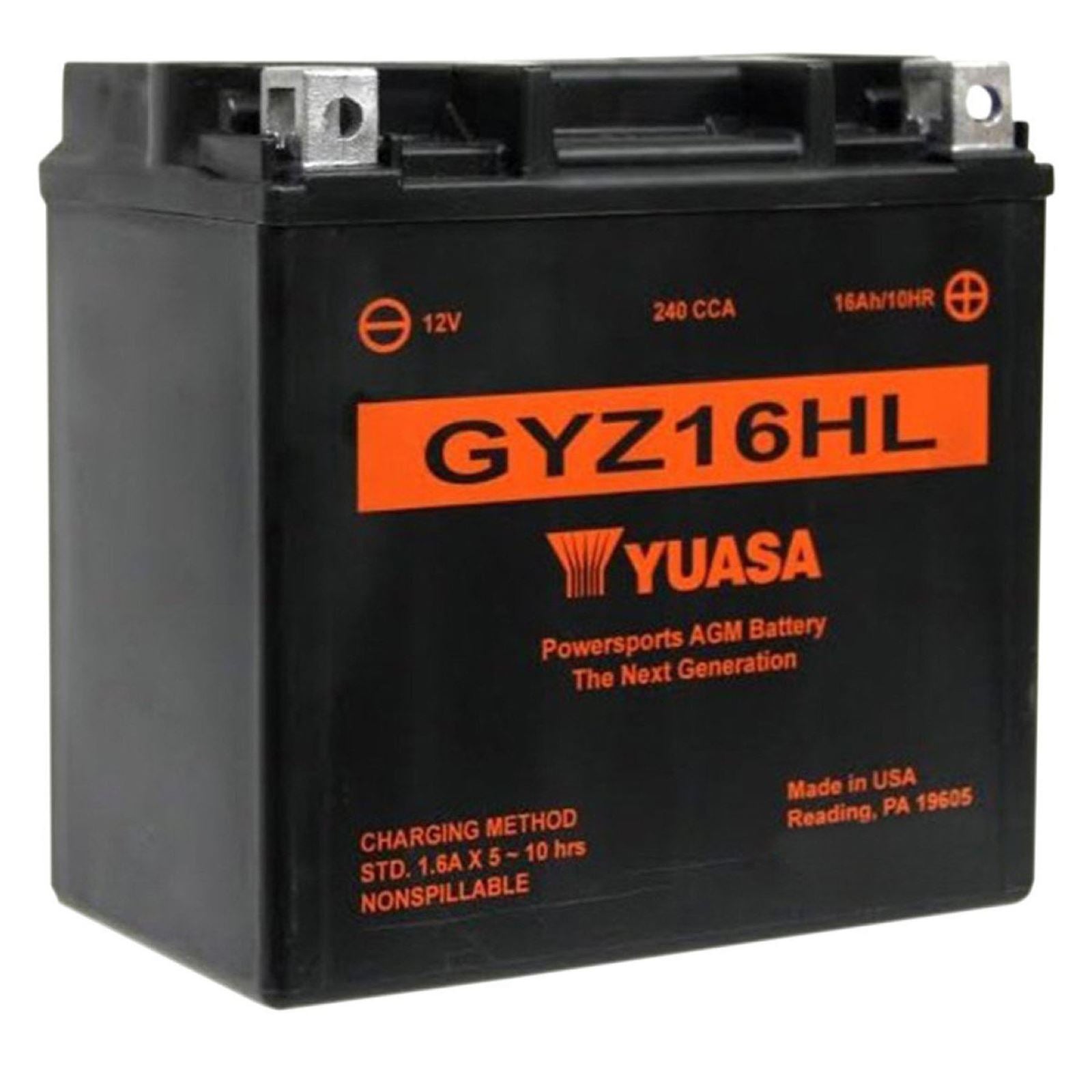 Yuasa Battery GYZ16HL Sealed Factory Activated YUAM716GHL_590988