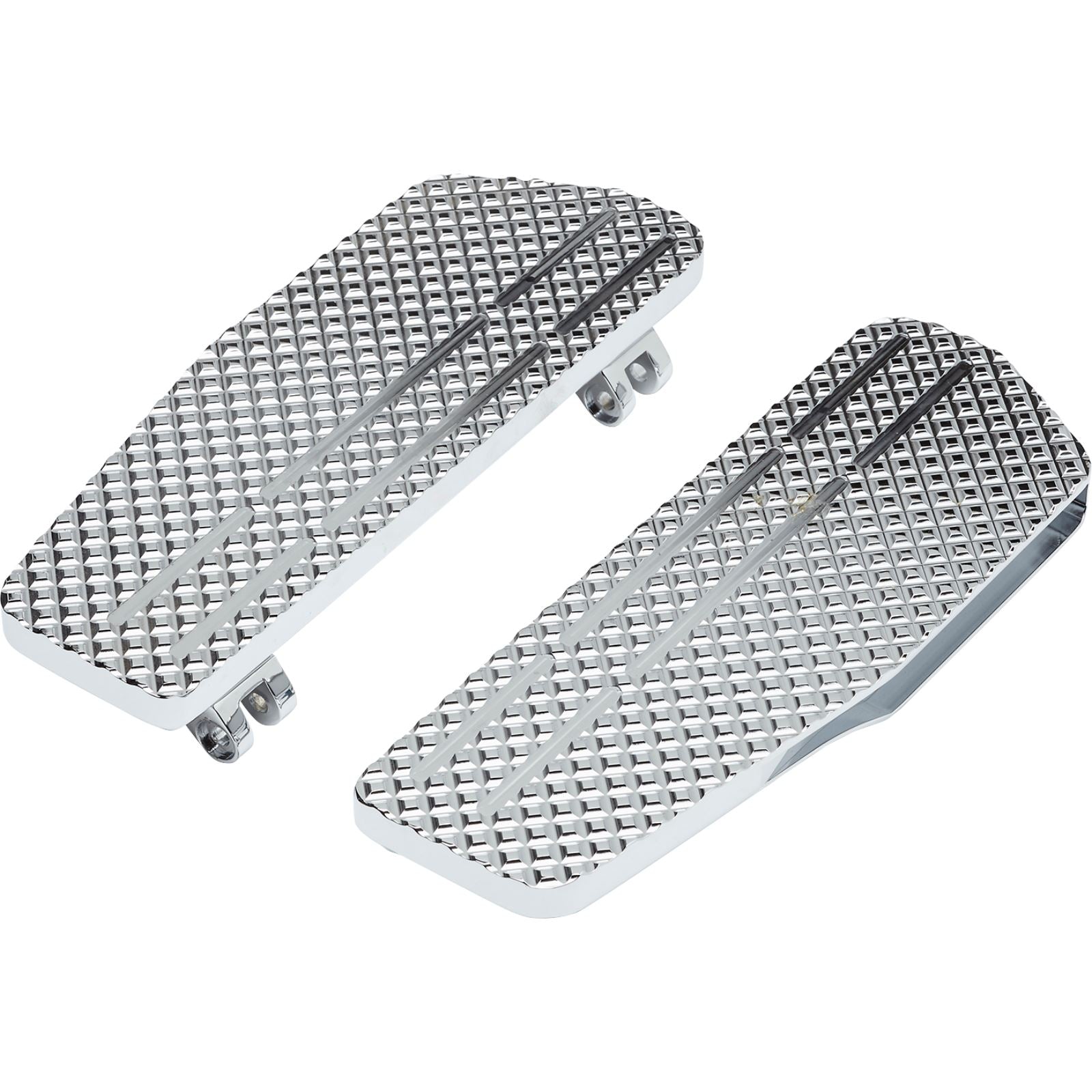 LA Choppers County Line Billet Floorboards - Chrome - FL for Harley-Davidson [MPN: LA-P101-00C]_1156409