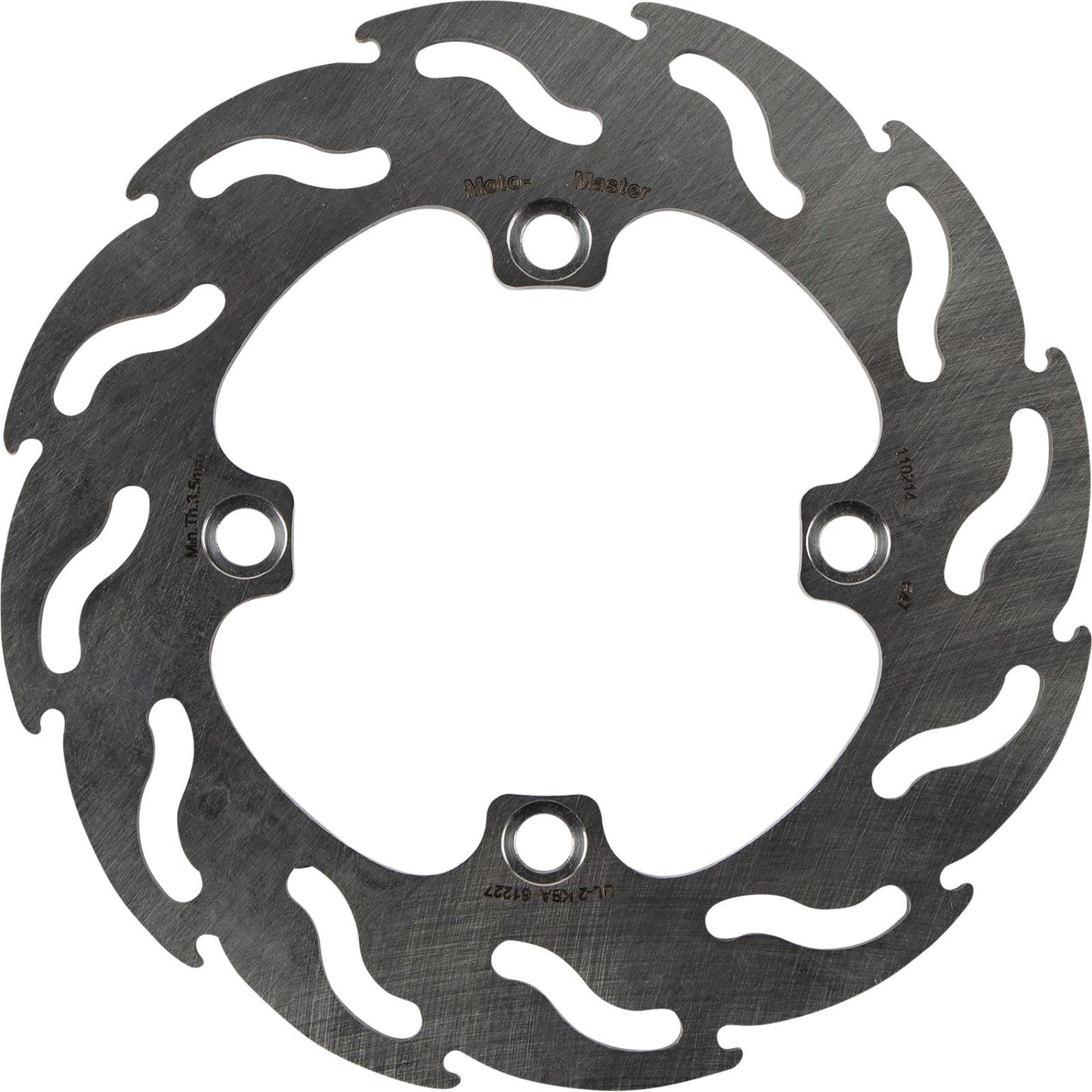 Moto-Master Brake Rotor for Kawasaki KX - Rear - Flame [MPN: 110214-PU]_1153930